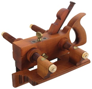 Gustavus Herder, Cincinnati, Ohio: Handled Boxwood Plow Plane