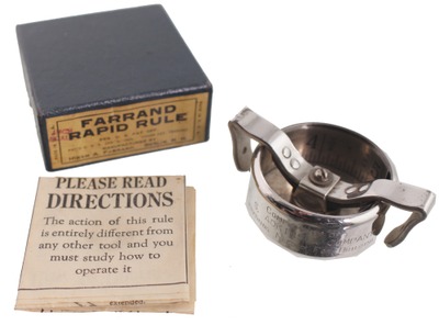 Farrand Sales Corporation, New York, New York: Unused Farrand Advert. Tape Measure