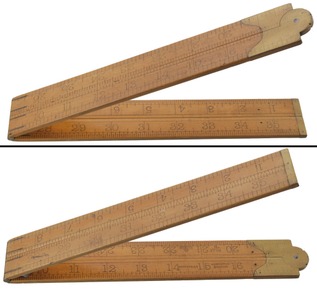 Stanley Rule & Level, No. 173 1/4: Rare Three-Foot Folding Rule