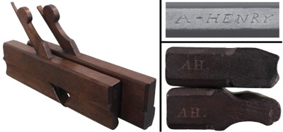 Abraham Henry, Nazareth and Lancaster, Pennsylvania: Pair Of 18th C. Guns Tock Maker's Molding Planes