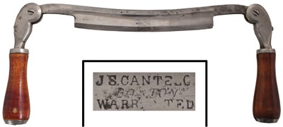 J.S. Cantelo, Boston, Massachusetts: Patent Folding Draw Knife