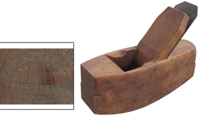 Z.J. McMaster & Company, Auburn, New York: Rare American Mkr. Compasse Smooth Plane