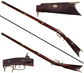 Pancoast, E.L./Elizabeth, Pa: Early Maker Penn-Ky .30 Caliber Rifle