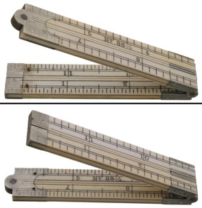 STANLEY (Unmarked), No. 88 1/2: One Foot/ Four Fold Folding Rule