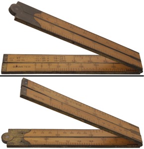 W. & L.E. Gurley, Troy, New York: Two-Foot, Two-Fold Folding Rule