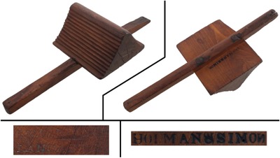 E.W. Carpenter, Lancaster, Pennsylvania: Rare Dbl. Faced Flooring Gauge