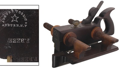 Auburn Tool Company, Auburn, New York: Handled Rosewood Plow Plane