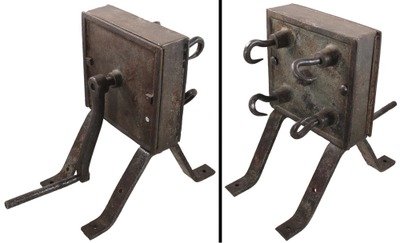 Unmarked: Massive Hand Forged Rope Winder