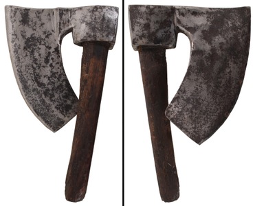Unmarked: Early Sgl. Bevel Euro. Hewing Axe