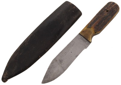 Webster L. Marble, Gladstone, Michigan: Rare "Dall Deweese" Foxed Blade Knife