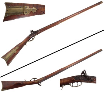 Eakin, I./Beaver, Pa: Early Maker Penn-Ky .23 Cal. Rifle