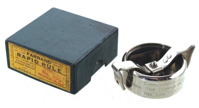 Farrand Sales Corporation, New York, New York, No. 100: "Farrand" Patent Tape Measure