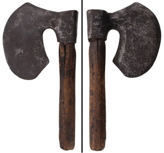 Unmarked: Early Hand Forged Hewing Axe