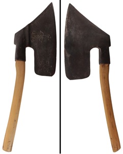 Unmarked: Decorated European "Goosewing" Axe