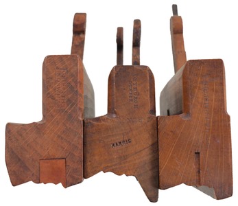 Assorted Makers: Three English Mkr. Sash Molding Planes