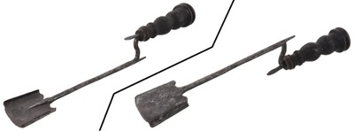 Unmarked: Artfully Hand Forged Blacksmith's Butteri