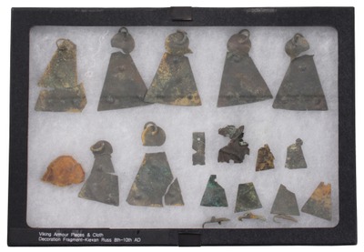 Unmarked: Coll. Of Viking Bronze Armor Pieces