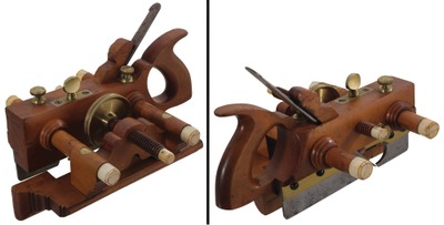 Sandusky Tool Company, Sandusky, Ohio, No. 141: Hdld. Box'wood Ctr. Wheel Plow Plane