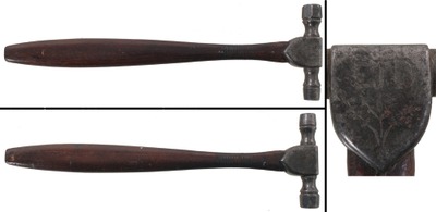 Unmarked: Artully Crafted 19th C. Jeweler's Hammer