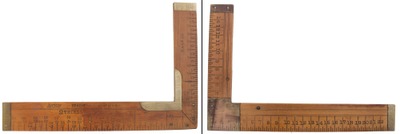 Lufkin Rule Company, Saginaw, Michigan, No. 8237: Boxwood Tailor's Square