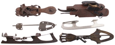 Assorted Makers: Lot Of Asst. Early Type Ice Skates