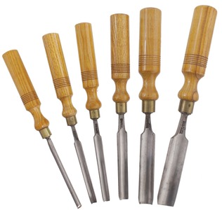 George Adams, High Holborn, London, England: Stepped Set Of Six Clean Gouge