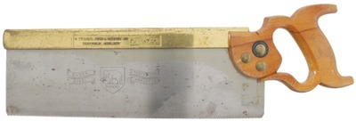 S. Tyzak & Son, Sheffield, England, No. 120: Brass Back 14" Blade Tenon Saw
