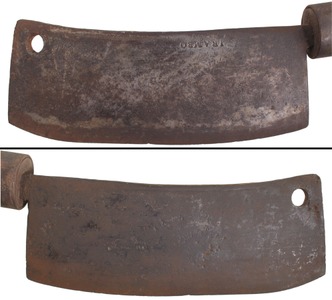 J. Rambo, Reading, Pennsylvania: Early Hand Forged Meat Cleaver