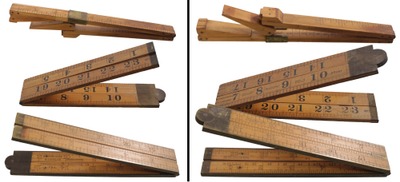 Assorted Makers: Lot Of Three Clean Measuring Rules