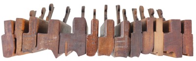 Assorted Makers: Lot Of 13 Clean & Usable Molding Plane