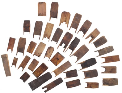 Assorted Makers: Lot Of Assorted Wedges For Wood Planes