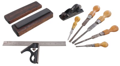 Assorted Makers: Lot Of Clean & Usabl Woodworking Tools