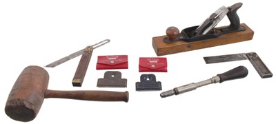 Assorted Makers: Lot Of Clean & Usabl Woodworking Tools