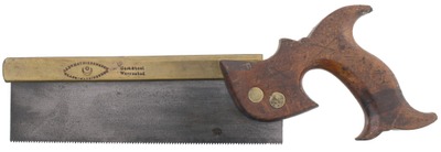Alex. Mathieson & Sons, Glasgow & Edinburgh, Scotland: Straight & Sharp 9" Brass Back D'tail