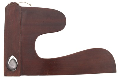 Unmarked: Early Mahogany Plumb Level