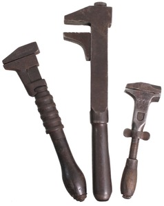 Assorted Makers: Three Early Type Nut Wrenches