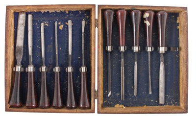 Millers Falls Company, Millers Falls, Massachusetts, No. 3: Boxed Set Of 11 Carving Tool
