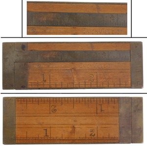 Upson Nut Company, Unionville, Connecticut, No. 100: 3" Caliper Rule