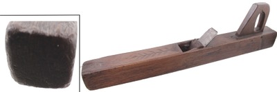 Unmarked: European Carved Walnut Trying Plane
