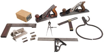 Assorted Makers: Lot Of Clean & Usabl Woodworking Tools