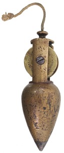 Stanley Rule & Level, No. 2: Traut's Patent Plumb Bob