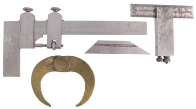 Assorted Makers: Three Clean Early Machinists' Tools