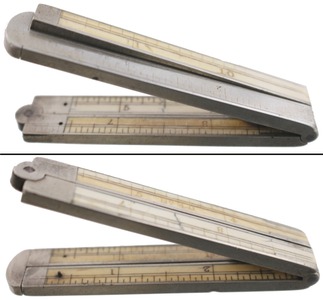 STANLEY (Unmarked), No. 40: One-Foot, Four-Fold Caliper Folding Rule