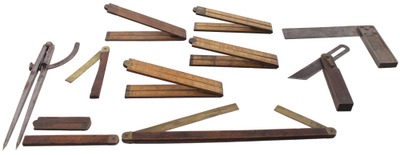 Assorted Makers: Lot Of Assorted Layout Tools