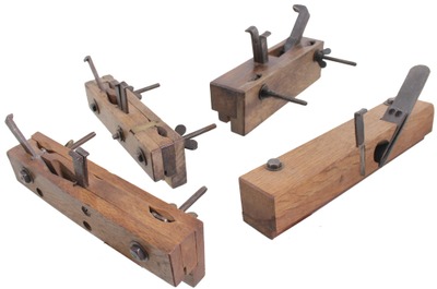 Unmarked: Four Spec. Purp. Japanese Woodworking Planes