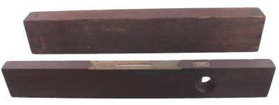 Unmarked: Early Cuban Mahogany Plumb & Level