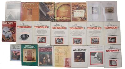 Assorted Makers: Lot Of Woodworking Reference Book