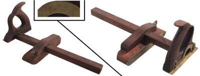 Thomas Rice, Boston, Massachusetts: Rosewood Slitter Marking Gauge