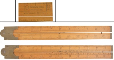 Stanley Rule & Level, No. 1: Two Foot/ Two Fold Folding Rule