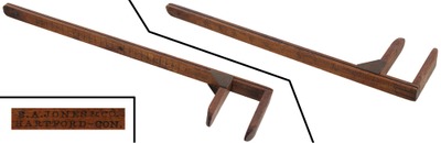 S.A. Jones & Company, Hartford, Connecticut: Early Sliding Shoe Measure Rule
